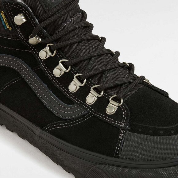 Vans Sk8-Hi MTE-2 Waterproof SKATE Hiking Boot Shoe All Black Mens Size 10 NEW - Picture 10 of 10